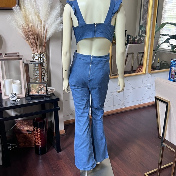 DENIM JUMPSUIT - Picture 3 of 7